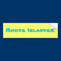 Rhode Islander. bumper stickers