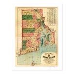 Rhode IslandPanoramic MapRhode Island Post Card