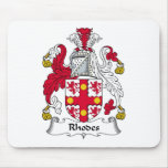 Rhodes Family Crest mousepads