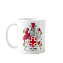Rhodes Family Crest mugs