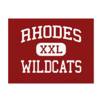 Rhodes - Wildcats - Middle - San Antonio Texas postcards by customteamsportswear Rhodes - Wildcats - Middle - San Antonio Texas postcards