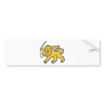 Rhodesian Lion Bumper Sticker