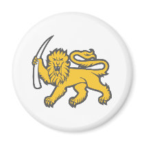Rhodesian Lion magnets by proartshirts Rhodesian Lion magnets