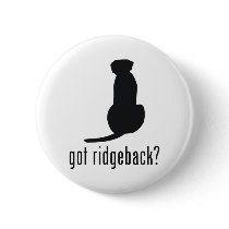 Rhodesian Ridgeback Button