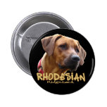 Rhodesian Ridgeback Button