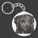 Rhodesian Ridgeback Dog Art - zulu Keychain