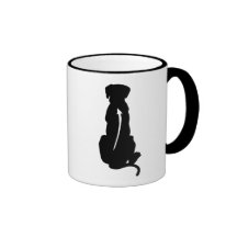Rhodesian Ridgeback Dog Breed Spine Mugs