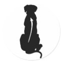 Rhodesian Ridgeback Dog Breed Spine stickers