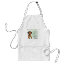 Rhodesian Ridgeback Gifts aprons by DogsByDezign Rhodesian Ridgeback Gifts aprons