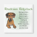 Rhodesian Ridgeback Gifts Magnets