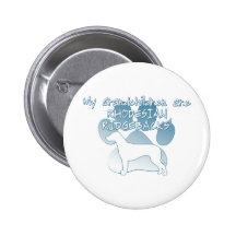 Rhodesian Ridgeback Grandchildren Button