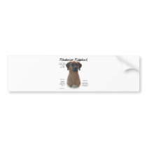 Rhodesian Ridgeback History Design Bumper Stickers