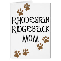 Rhodesian Ridgeback Mom Greeting Card