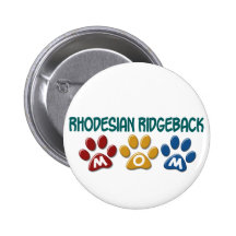 RHODESIAN RIDGEBACK Mom Paw Print 1 Buttons