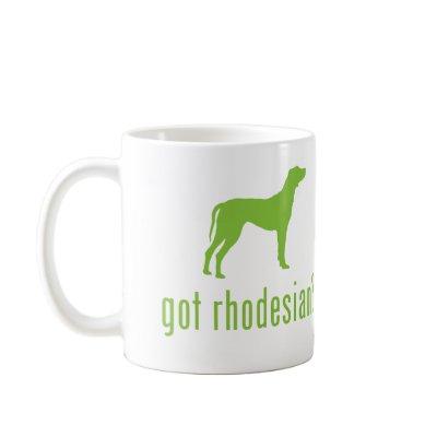 Rhodesian Ridgeback Mug by Pawdboy