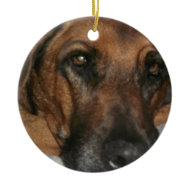 Rhodesian Ridgeback Christmas Tree Ornaments