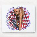 Rhodesian Ridgeback Patriot mousepads by GreyWolfCreation Rhodesian Ridgeback Patriot mousepads
