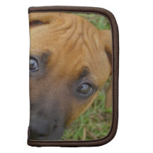Rhodesian Ridgeback Puppies Wallet Folio Planners