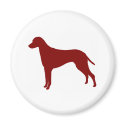 Rhodesian Ridgeback (Red) magnets by purelypups Rhodesian Ridgeback (Red) magnets