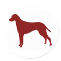 Rhodesian Ridgeback (Red) stickers by purelypups Rhodesian Ridgeback (Red) stickers