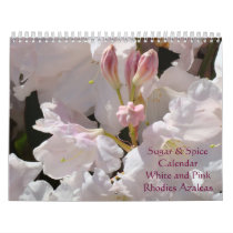Rhodies Azaleas Calendar Sugar & Spice Pink White