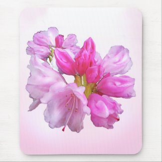 Rhododendron Blossoms Mousepad