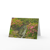 Rhododendron Greeting Card card