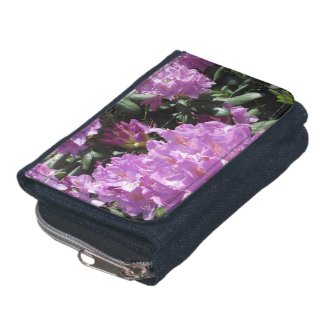 Rhododendron Purple Green Wallet