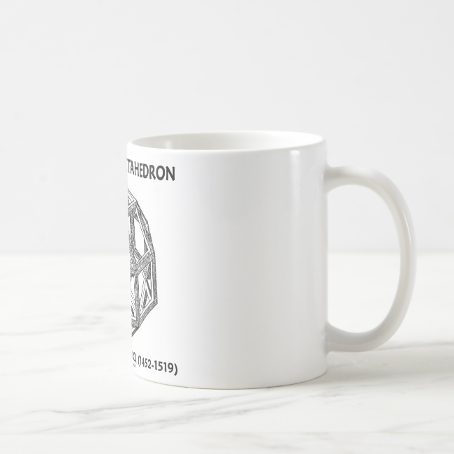 Rhombicuboctahedron (Leonardo da Vinci) Classic White Coffee Mug