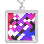 Rhombs pattern custom necklace