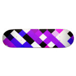 Rhombs pattern skateboard