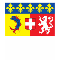 Rhone Alps Flag T-shirt by FlagTshirts Rhone Alps Flag T-shirt