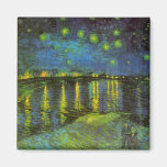 Rhone by Vincent van Gogh Refrigerator Magnets