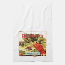 Rhubarb American MoJo Kitchen Towel