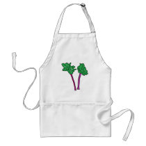 Rhubarb aprons