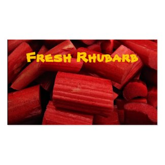 Rhubarb Business Card