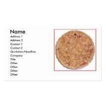 Rhubarb Pie Business Card