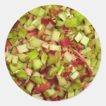 Rhubarb Stickers