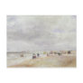 david, cox, 19th, huts, beach, scenes, wales,