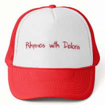 Rhymes with Deloris hats