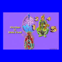 Rhythm is Brain Food posters by BabaIssa Rhythm is Brain Food posters