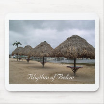 Rhythm of Belize Palapas Mousepad