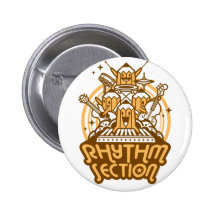 Rhythm-Section Pinback Buttons