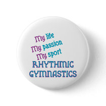 Rhythmic Gymnastics Life, Passion, Sport buttons by SportChick_Store Rhythmic Gymnastics Life, Passion, Sport buttons