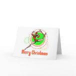 Rhythmic Gymnastics Merry Christmas Card