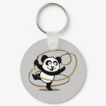 This adorable little panda bear is too cute! Panda is getting ready to do a rhythmic gymnastics routine with a gymnastics ribbon! This cute design is perfect for gymnasts and gymnastics fans.