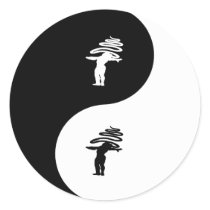 Rhythmic Gymnastics Yin Yang stickers by YinYang_Shop Rhythmic Gymnastics Yin Yang stickers