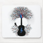 Rhythms of the Heart - ( surreal guitar art ) Mouse Pads