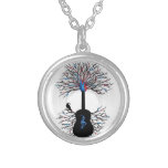 Rhythms of the Heart - ( surreal guitar art ) Pendants