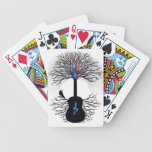 Rhythms of the Heart - ( surreal guitar art ) Poker Cards